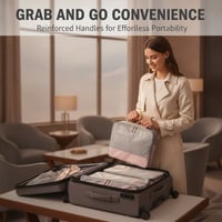 6-Piece Expandable Space-Saving Packing Cubes