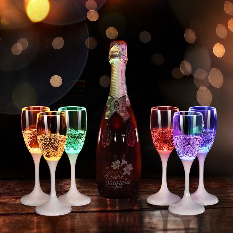 Luminous Champagne Glass