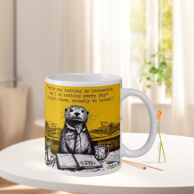 🦦Steve Mugs | Funny Mug
