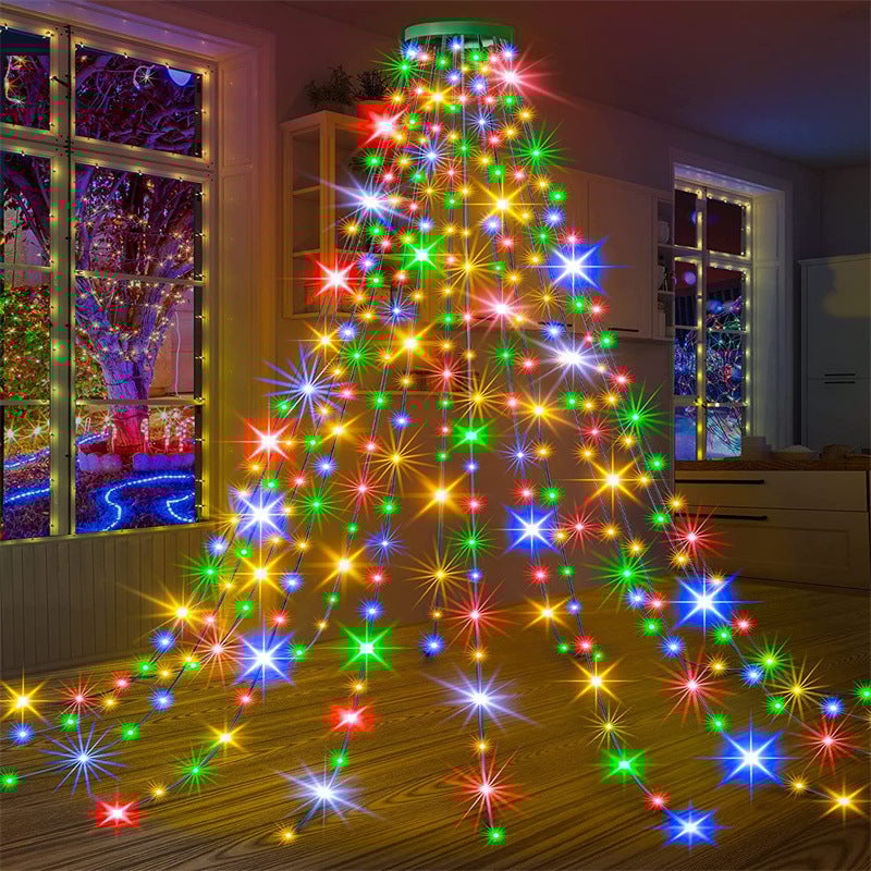 Colorful Light,1.5M/200 Lights ( (For 4-6ft Christmas Tree),USB(With Remote Control)