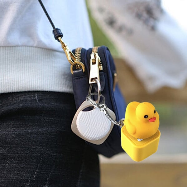 Porte-clés Canard Lumineux et Sonore (Rechargeable)