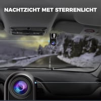 1080P HD 360° roterende Mini ADAS-dashcam