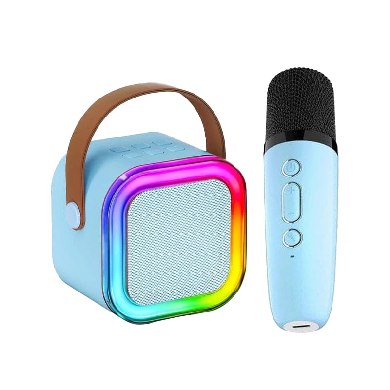 Mini Karaoke Machine with Wireless Microphones