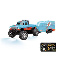 Mini Remote-controlled Shock-absorbing Off-road Monster Truck 1:64 Scale Trailer