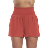 Hochtaillierte Sportshorts mit Fake-Zweiteilung