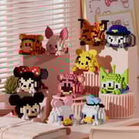 Cartoon Doll Building Block Set – Micro-Particle Assembly Toys for Kids