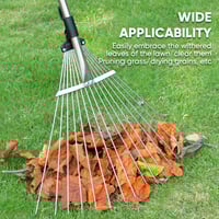 Adjustable Multi-Tine Steel Wire Rake