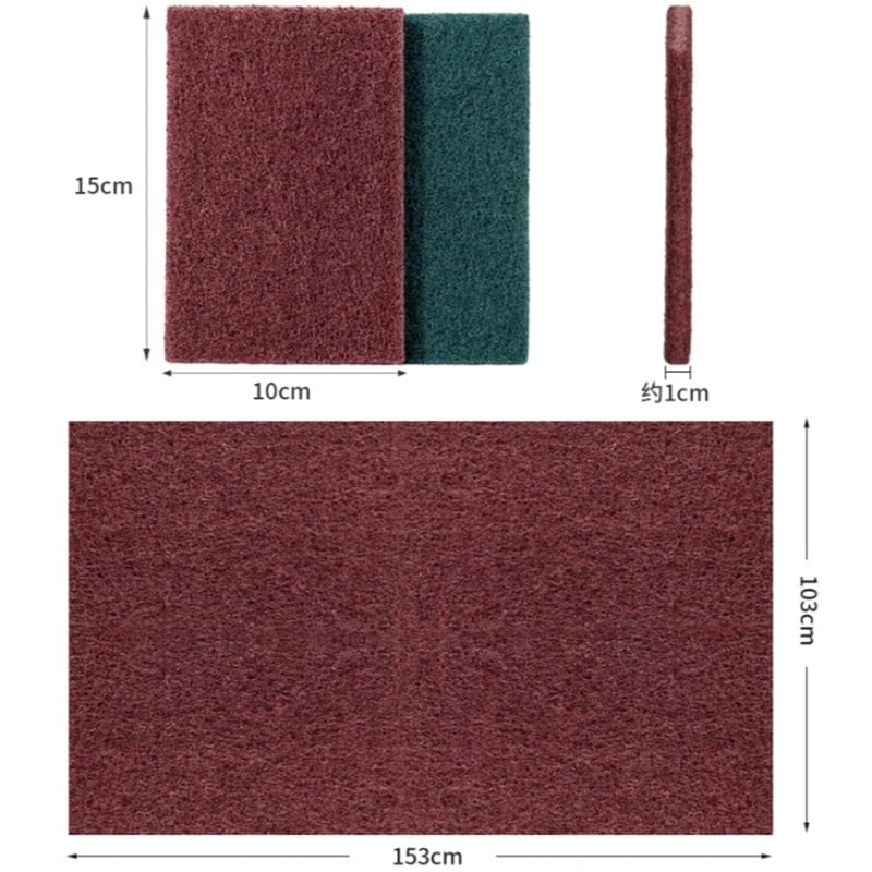Nylon-Siliziumkarbid-Scheuerpad