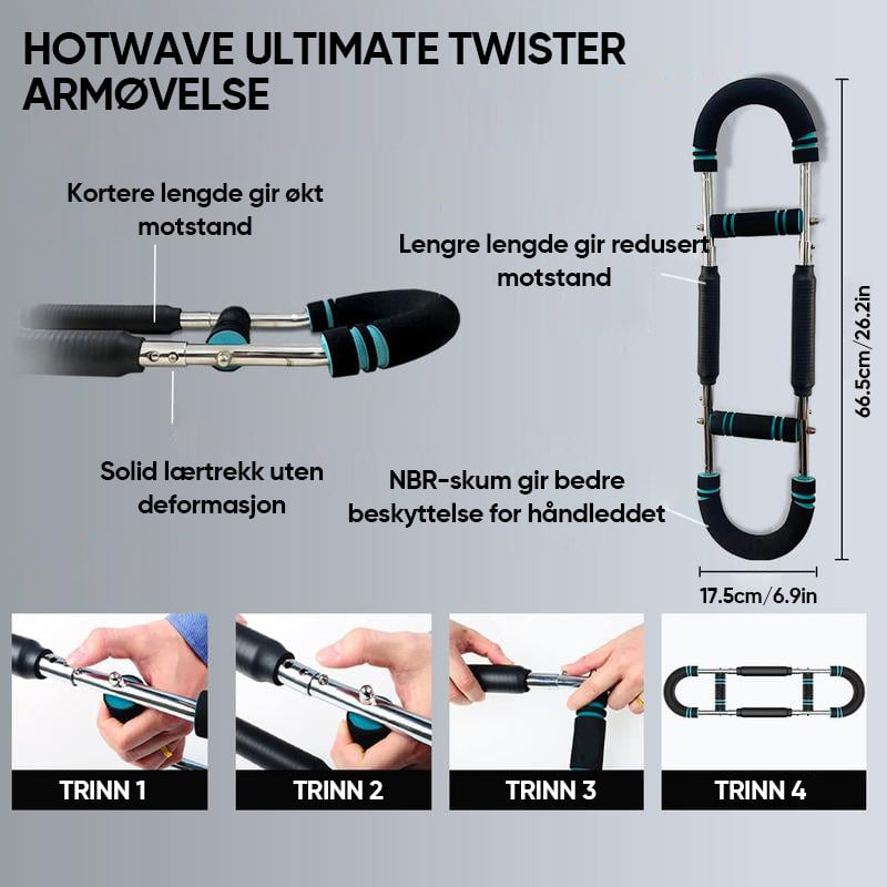 Dreiestang for armtrening