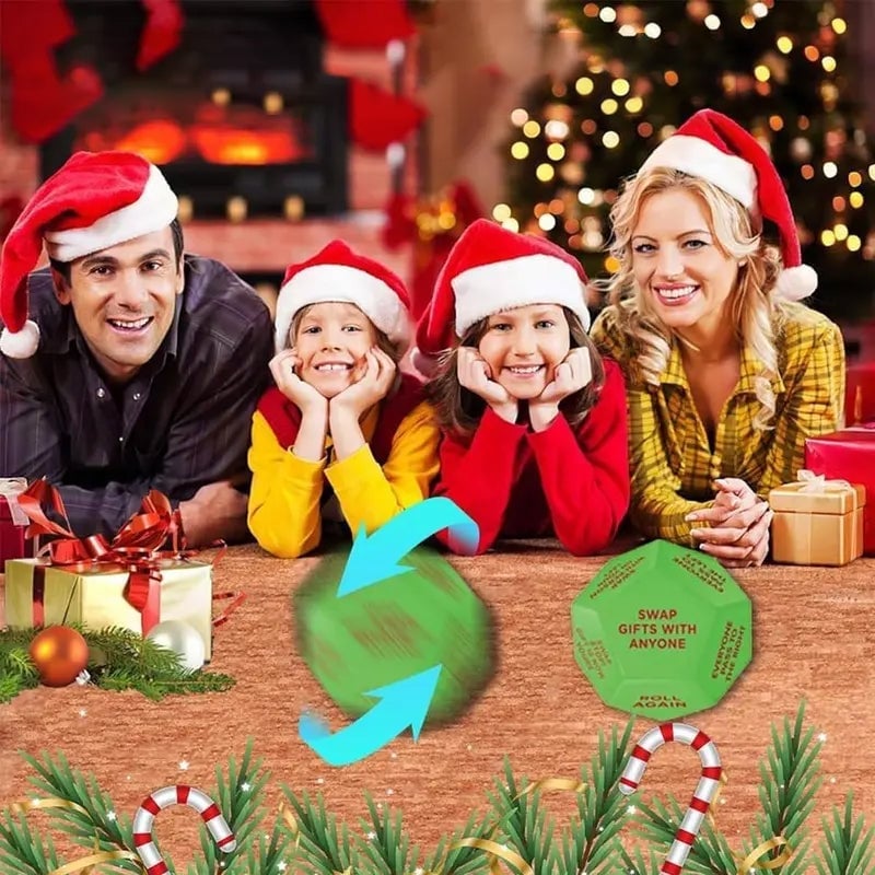 Santa Swap Gift Exchange Dice