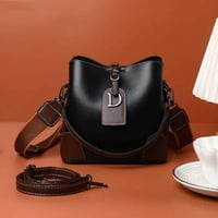 Nischen-Umhängetasche aus PU-Leder für Damen👜