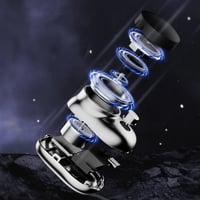 Bærbar elektrisk barbering med lomme