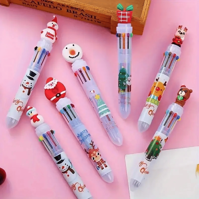 Christmas Cartoon Multi-color Creative Ballpoint Pen