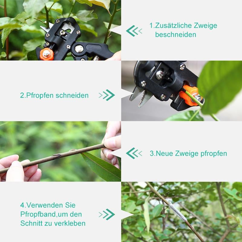 Neue Multifunktionale Gartenschere und Band