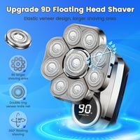 Sakerplus 6-in-1 Bald Head Shaver Kit