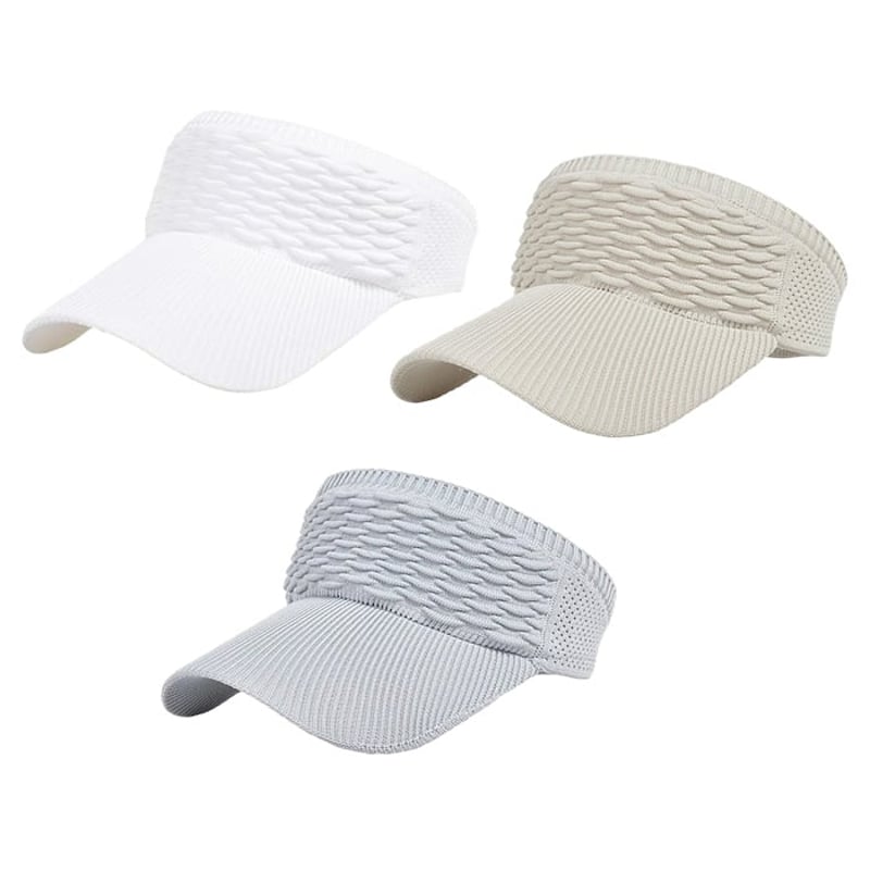 Women's High Ponytail Sun Visor Hat