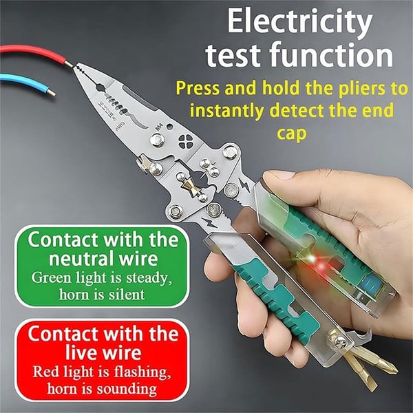 Sakerplus Multi-function Electrician's Pliers Set