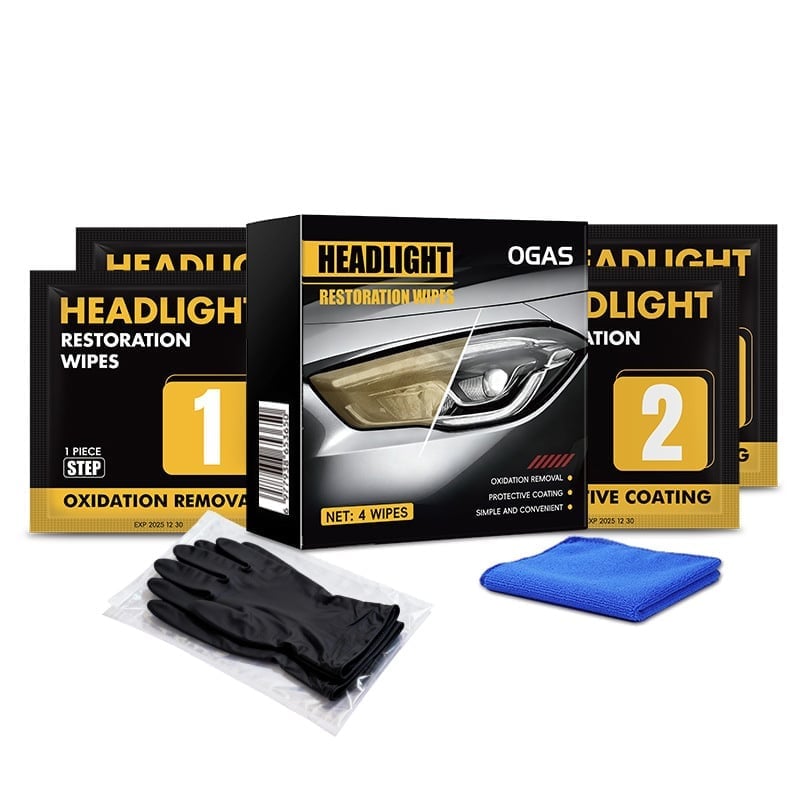 Headlight Restoration Wipes Kit