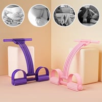 Foot Pedal Resistance Trainer Home Exercise Pull Rope