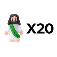 Mini Jesus Figurines With Jesus love You Slogan