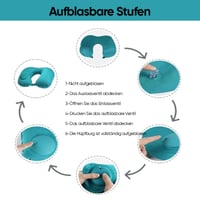 U-förmiges Kissen aus Milchseide