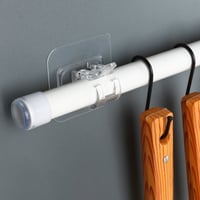 🍀Transparent Hanging Rod Clip