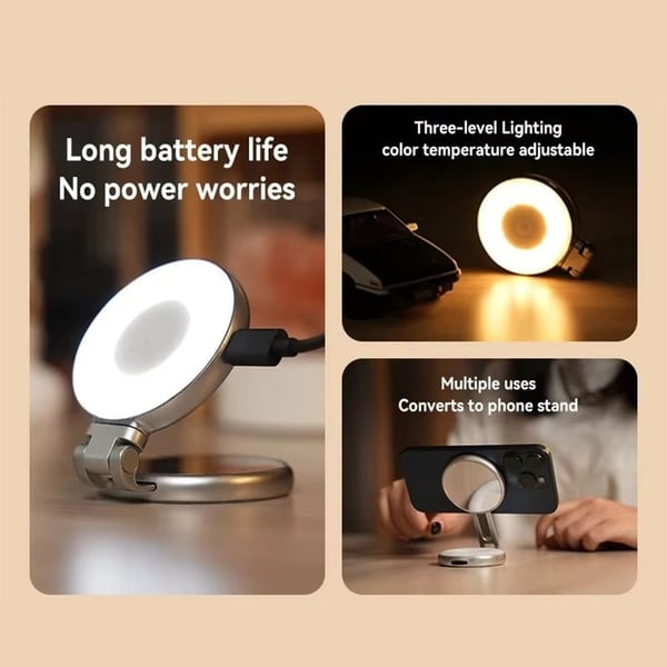Sakerplus® Magnetic 3-in-1 Selfie & Beauty Light