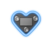 Solar Heart LED Car Ambient Light
