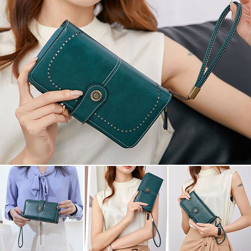 RFID Anti-magnetic Long Wallet