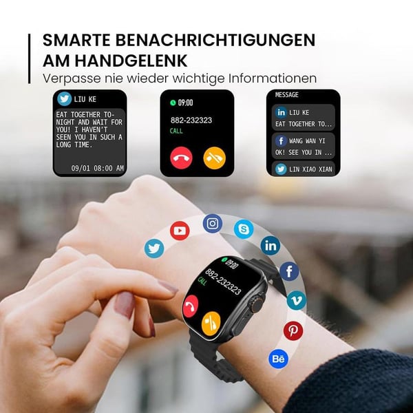 🥇2025 Neue Multifunktionale Smartwatch für Herren und Damen