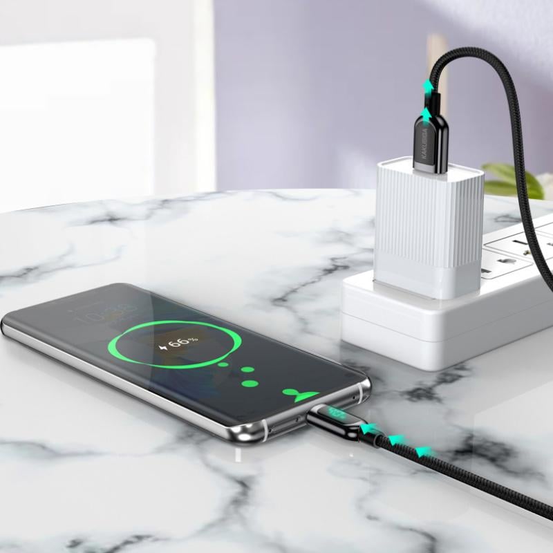 LED Indicator Flash Speed Charging Cable