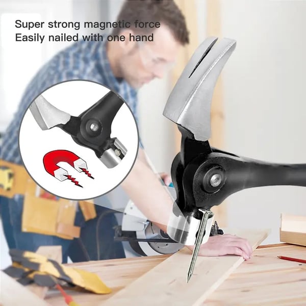 Sakerplus Multifunctional Magnetic Claw Hammer Tool
