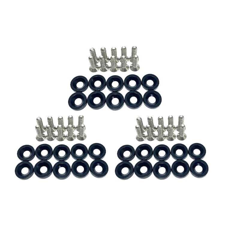 JDM Nickel Plated Bolt Washer Kit