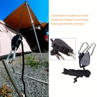 Bærbar Justerbar Fix Camping Tau