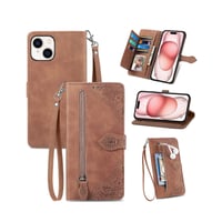 Embossed Phone Leather Case
