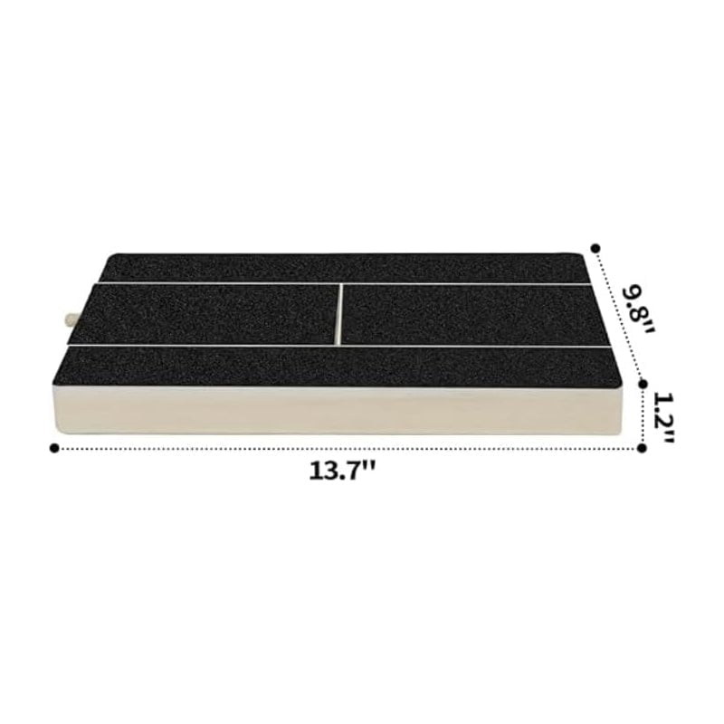 Dog Scratch Wooden Pad for Nails with Treat Drawer