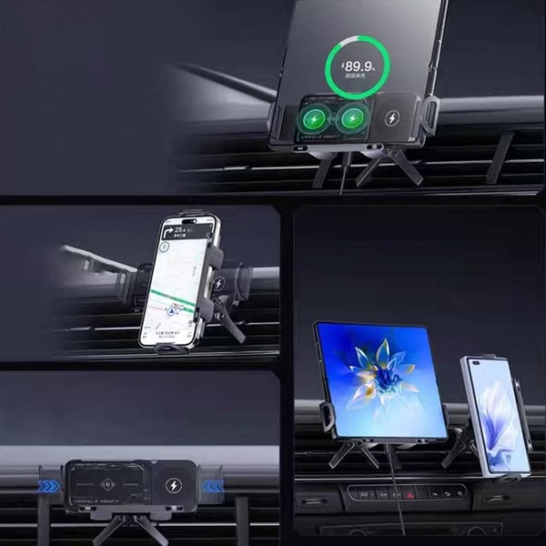 Wireless Charging Phone Holder Car Mount