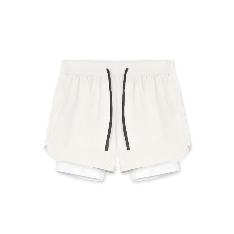 2-i-1 løbeshorts (Herre)