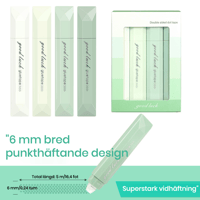 Dubbelhäftande tejprulle för scrapbooking