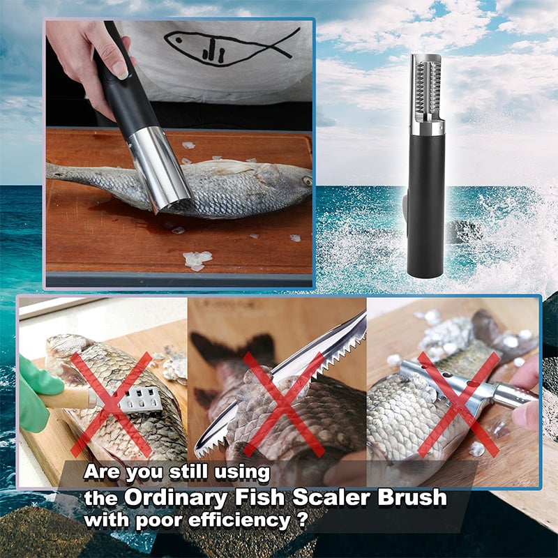 Saker Powerful Electric Fish Scaler