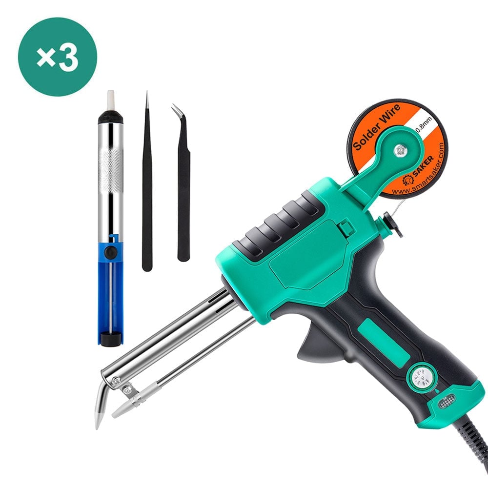 Sakerplus Adjustable Temperature Soldering Iron Kit