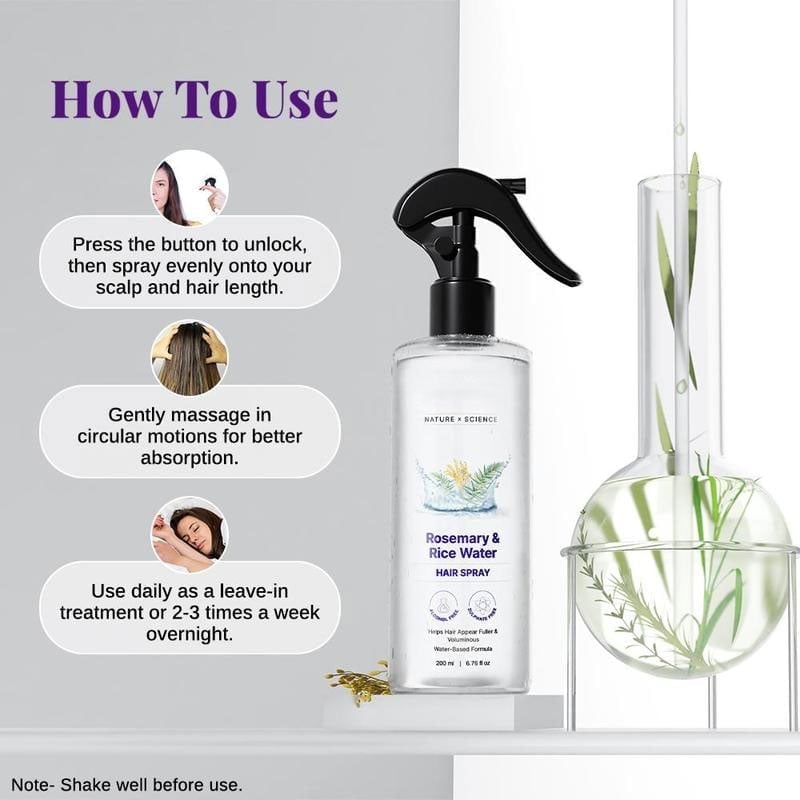 🌟Upsell-New Rosemary & Rice Water Hair Growth Spray