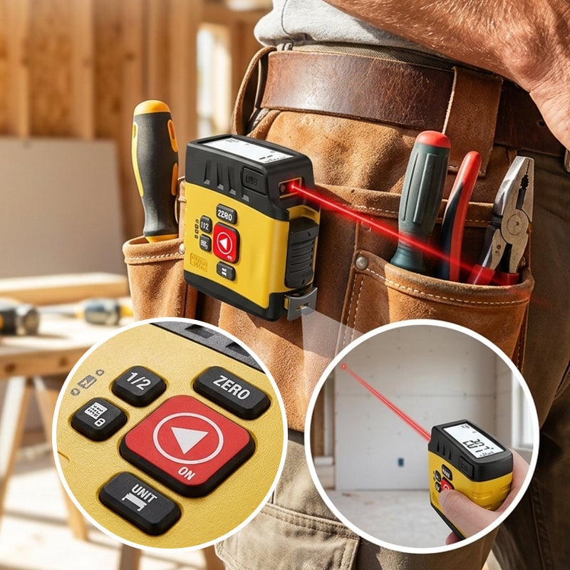 Sakerplus® Digital Laser Tape Measure Tool