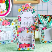 Best Christmas Gift - 2025 Bloomy Flowers Desk Calendar