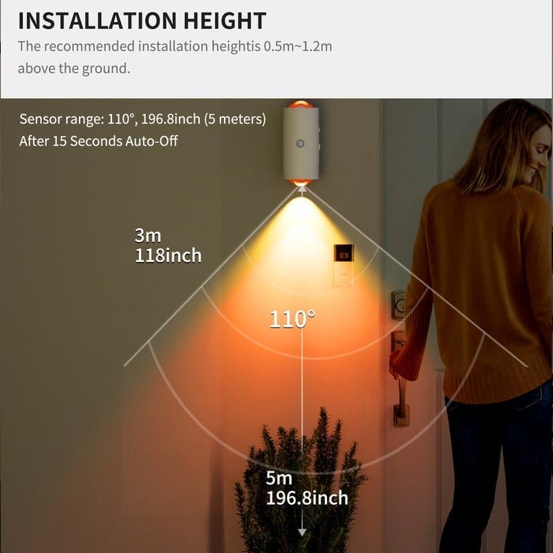 Motion Sensor RGB Night Light