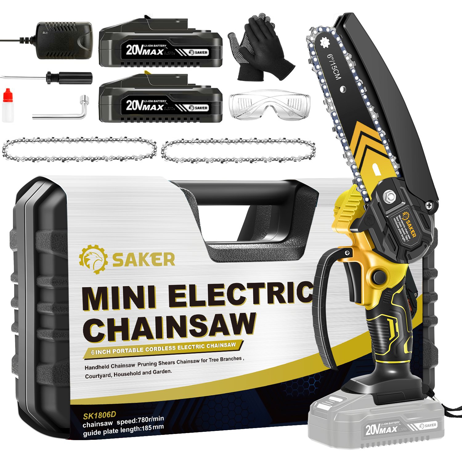 Mini Chainsaw 6 Inch