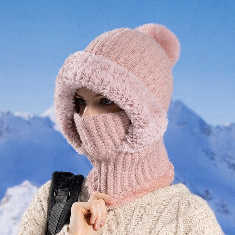 Damen-Strickmütze für Herbst und Winter