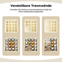 Zusammenklappbare Schuh-Organizer-Box mit transparentem Deckel
