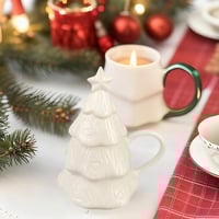 DIY Ceramic Christmas Tree Coloring Mug