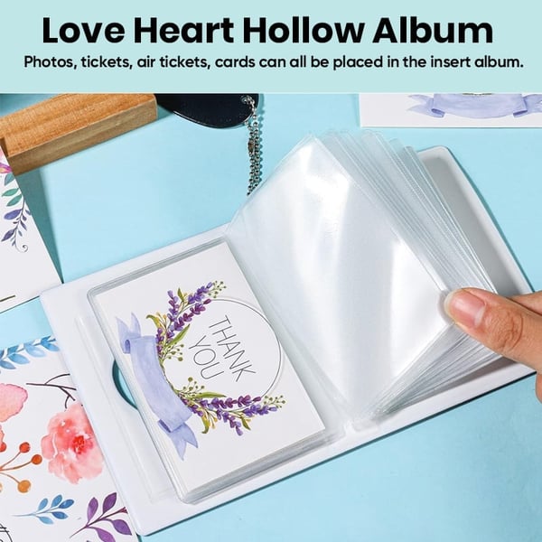 Heart-Shaped Hanging Photo Album